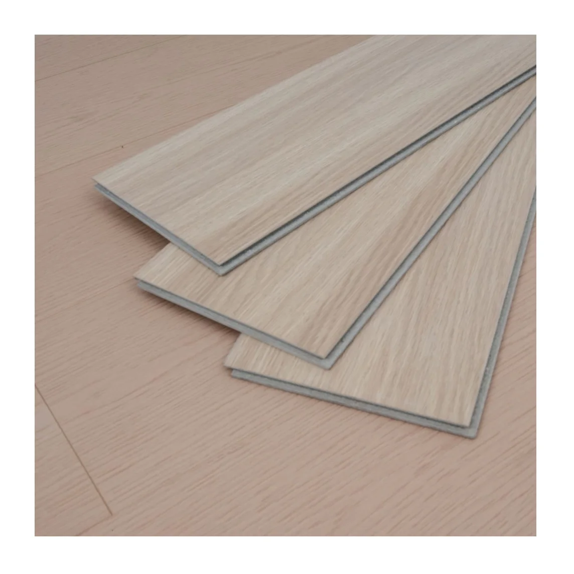 Free Sample Customised Super Waterproof WoodTexture PVC Free Floor Click Lock Mineral Fiberboard Mfb Flooring