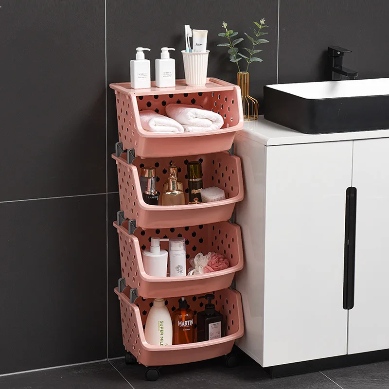 Modern Latest Custom-made Storage Boxes Home Kitchen Tool Plastic Storage Basket