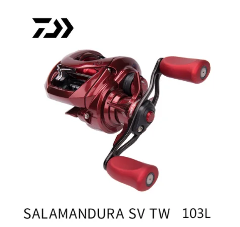 100% Оригинальные низкопрофильные рыболовные катушки DAIWA саламандура SV TW 70 103 150 для морской и пресной воды