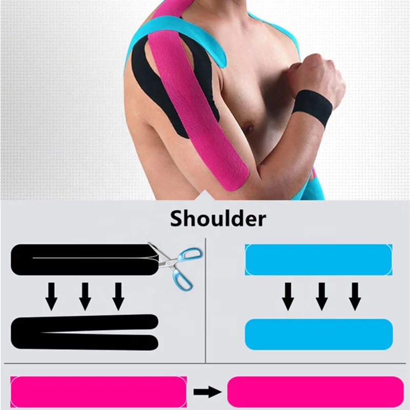 YTL Factory OEM Print logo Waterproof 10cm Medical Kt Sports Kinesiology Tape