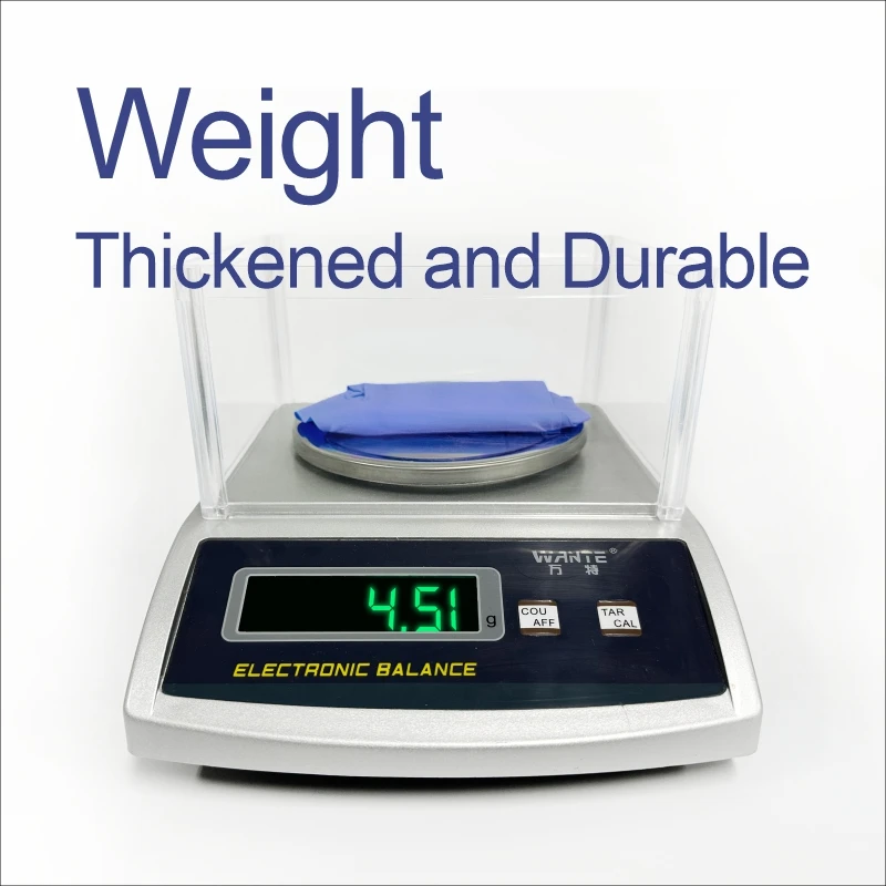 Disposable Nitrile Gloves Blue Free Powder Latex Free 3.5g for Food Contanct Baking Cooking gloves Waterproof Safety Gloves