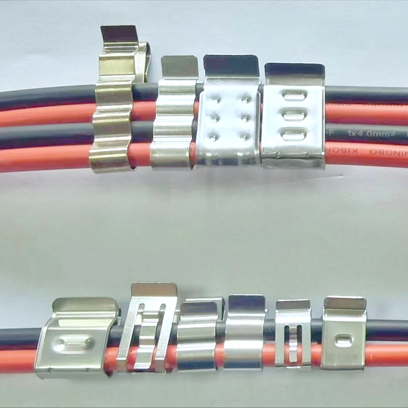 Factory manufacture solar panel cable clips stainless steel solar cable clip 4mm2/6mm2