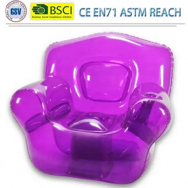 
Inflatable ocean blue inflatable bubble chair 