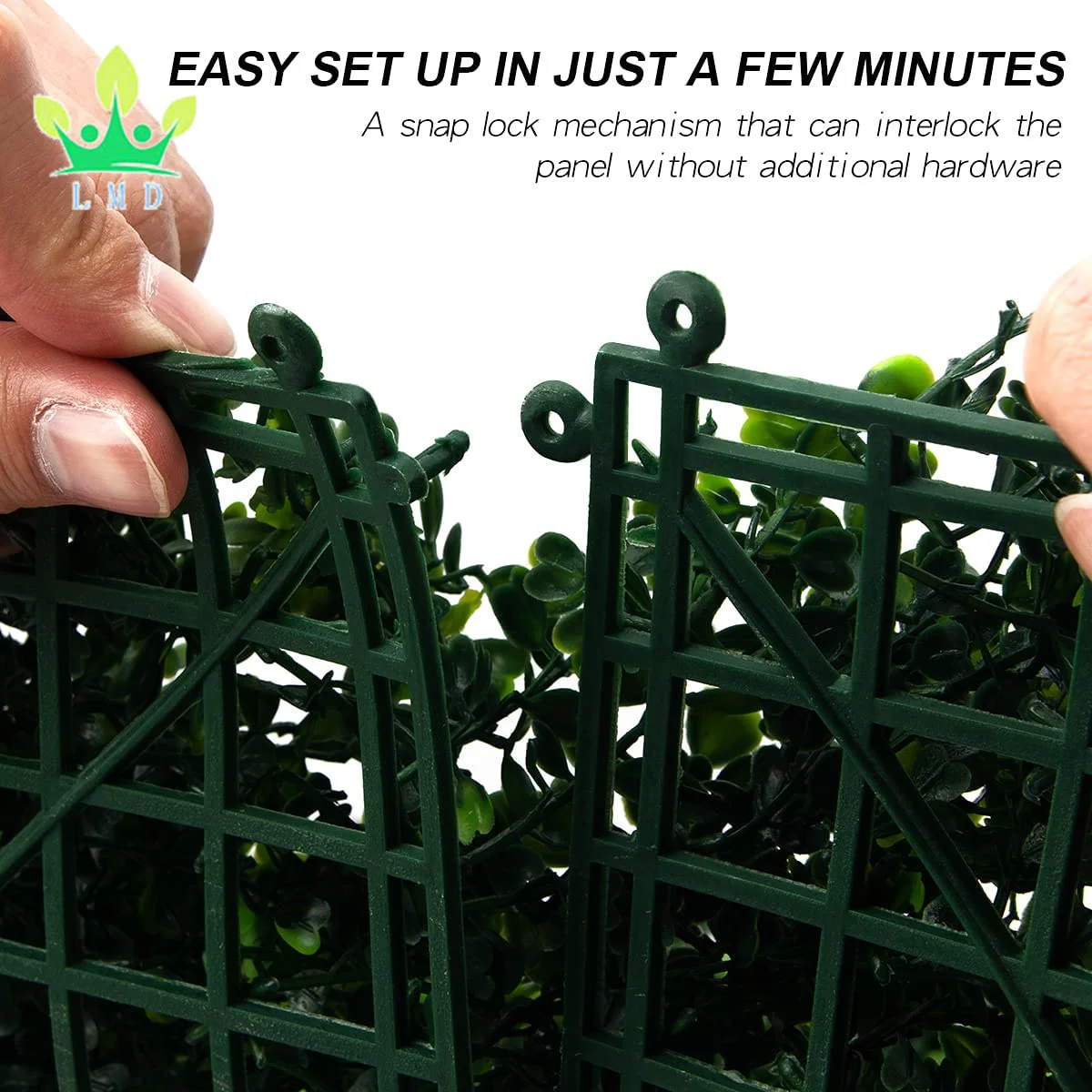 Artificial Boxwood Panels Topiary Hedge Plant Privacy Hedge Screen Artificial Plant Ivy Fence Wall