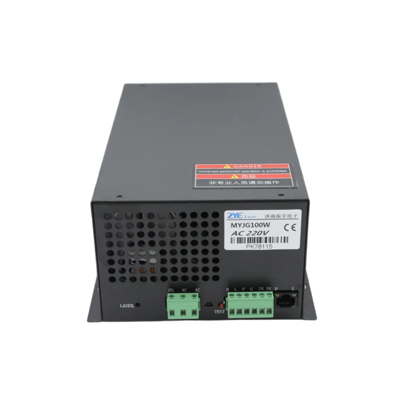 ZYE MYJG Series 100W Laser Power Supply for CO2 Cutting Machine Parts