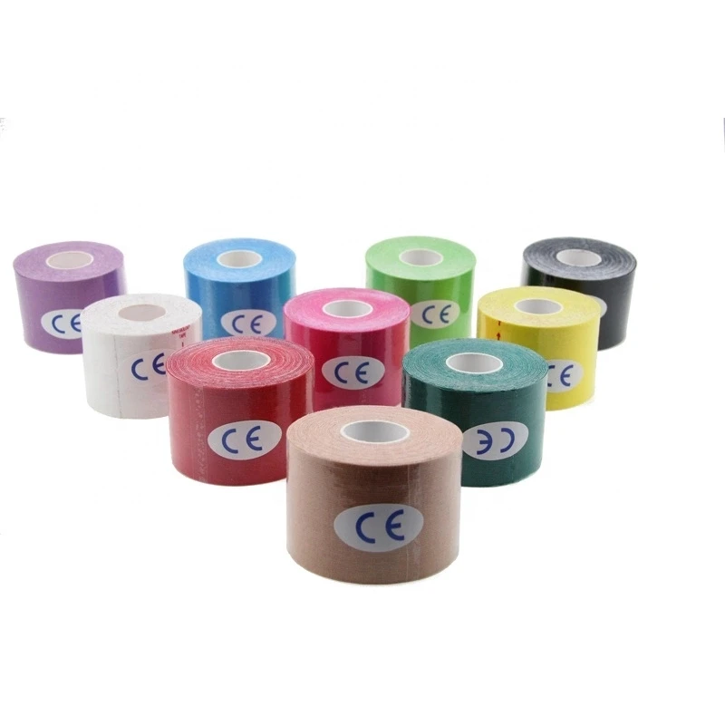 OEM Accepted Waterproof Elastic Sports Kinesiology Muscle Tape Cure Wholesale Muscle Tape