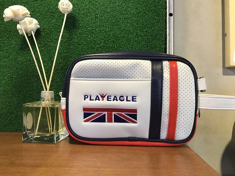 Wholesale PU Material Larger Capacity Mini Golf Ball Pouch Bag