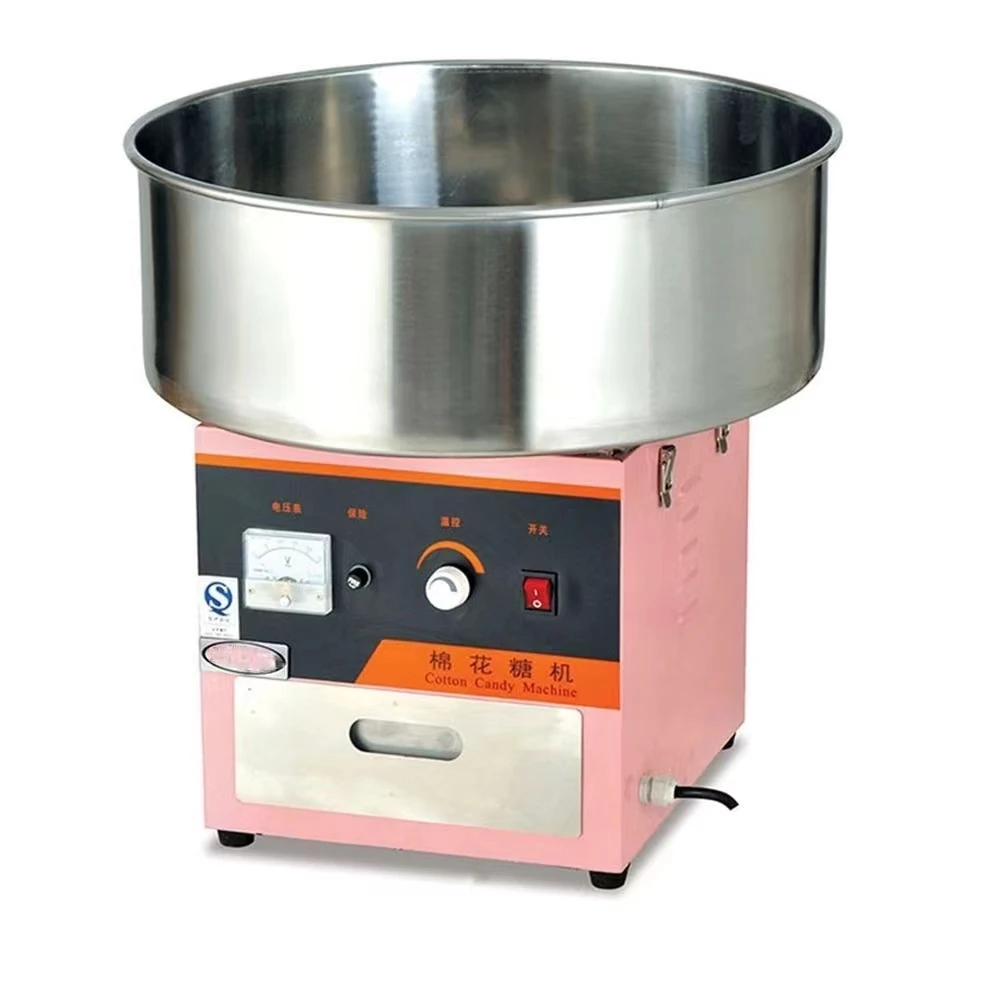 Factory Price Stainless Steel Commercial Electric Cotton Candy Floss Machine New Condition Home Use Food Motor Core Made Fruit