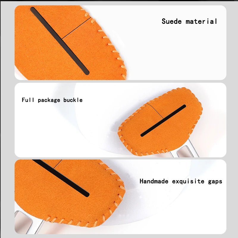 Car seat belt insert protective cover, suede seat safety buckle buckle, anti scratch and anti wear decorative products