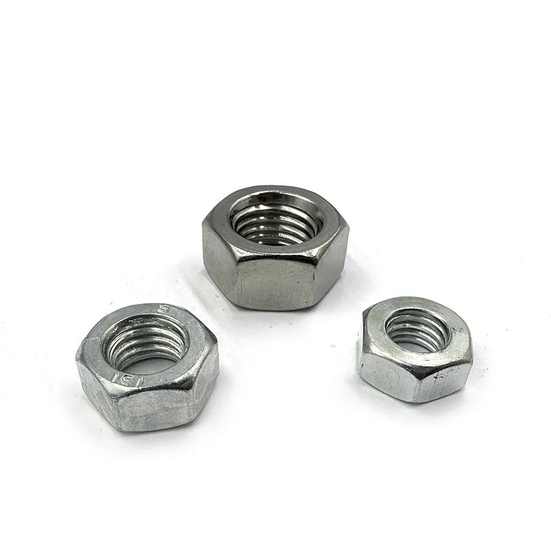 DIN934 hexagon head self locking nuts stainless steel 304 factory price
