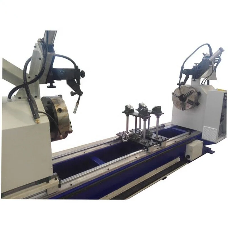 Professional automatic TIG welding stainless steel pipe flange end double circular seam welding machine