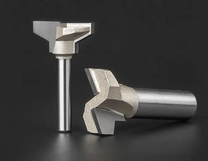 Tidewe CNC инструменты из карбида вольфрама с наконечником фрезерный замок для выдвижного ящика T долота деревообработки