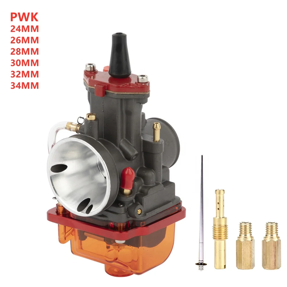 Racing PWK 24 26 28 30 32 34 24MM 26MM 28MM 30MM 32MM 34MM Carburetor For Universal Dirt Bike Motocross Motorcycle Scooter ATV
