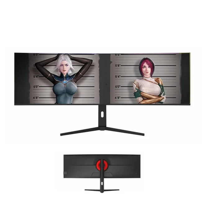 Ultra Wide 49 inch Curved Gaming Monitor with 5K HD Display and 144Hz Refresh Rate