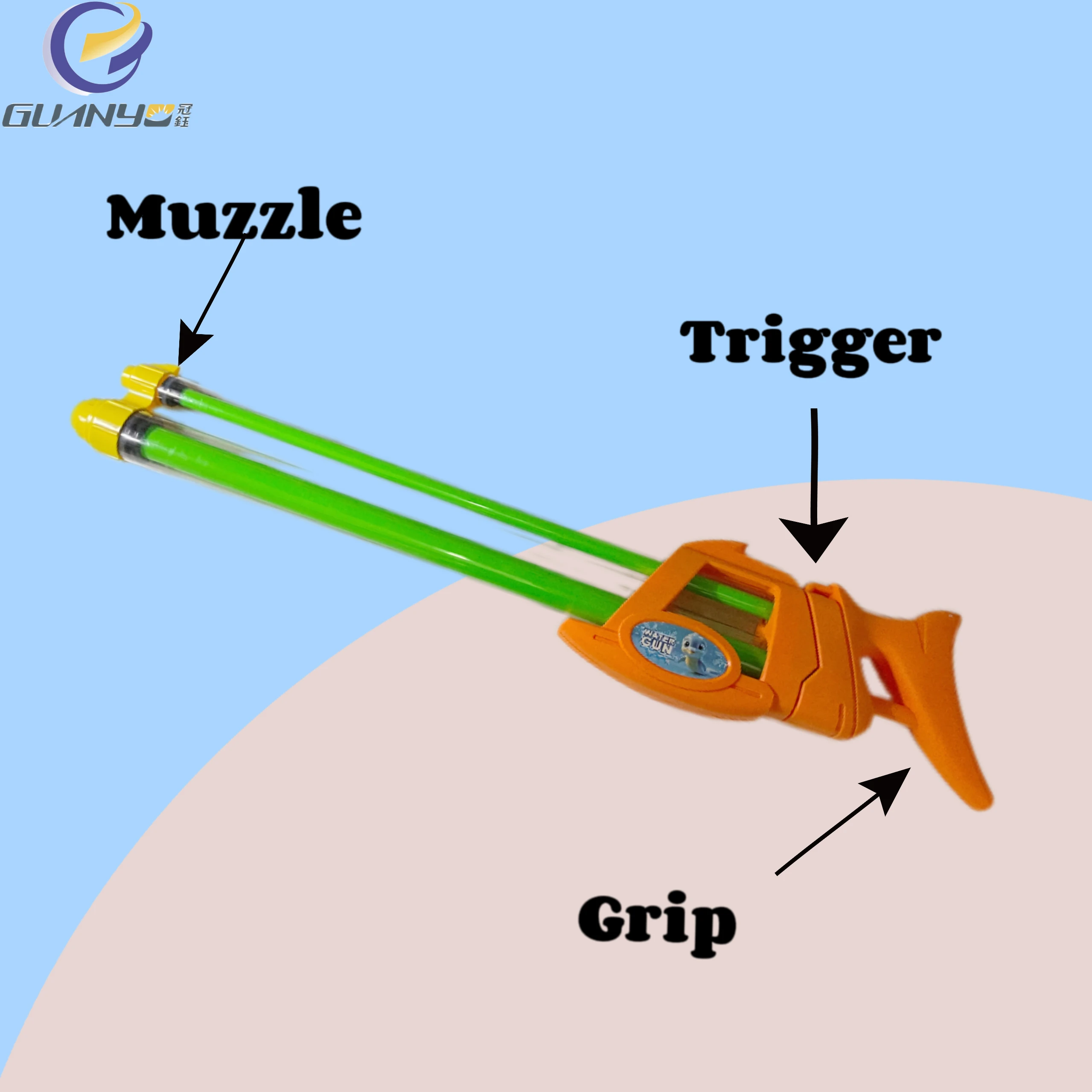 2024 New Arrival Promotional Gift Summer Beach Game High Pressure Cannon Gun Long Range Outdoor Beach Pool Toys For Kids Over 3