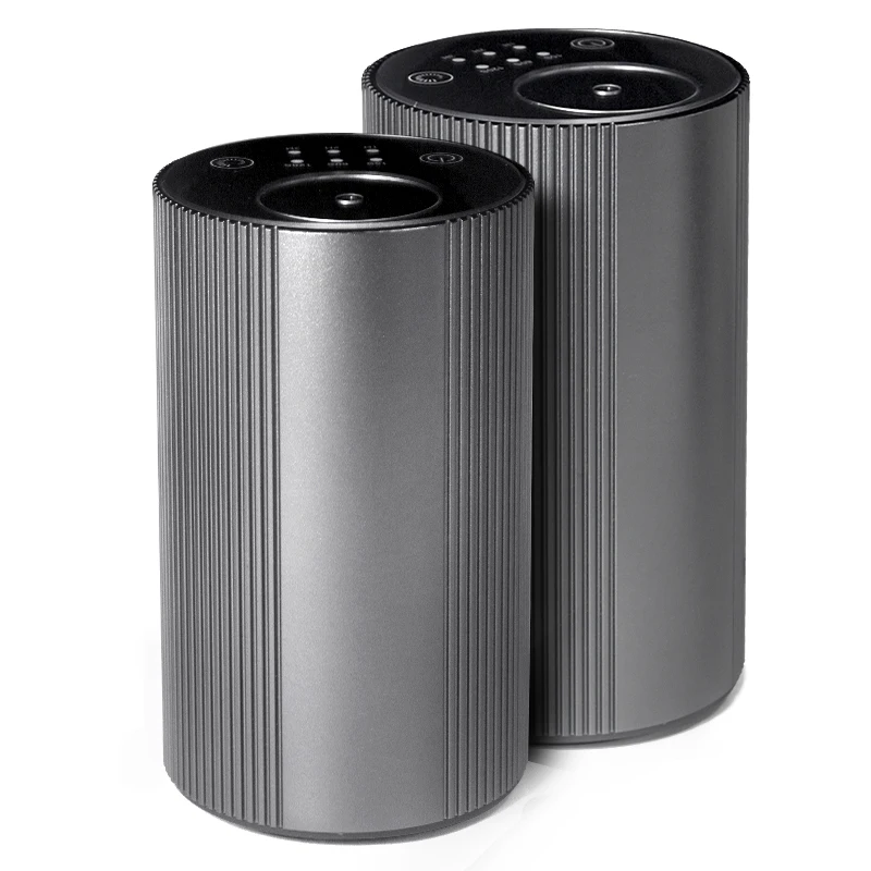 mini battery supported home scent diffuser with air pump, car difuser essential oil commercial waterless