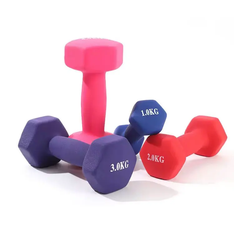 Basics easy grip workout dumbbell neoprene coated d ring neoprene dumbbell neoprene dumbbell set