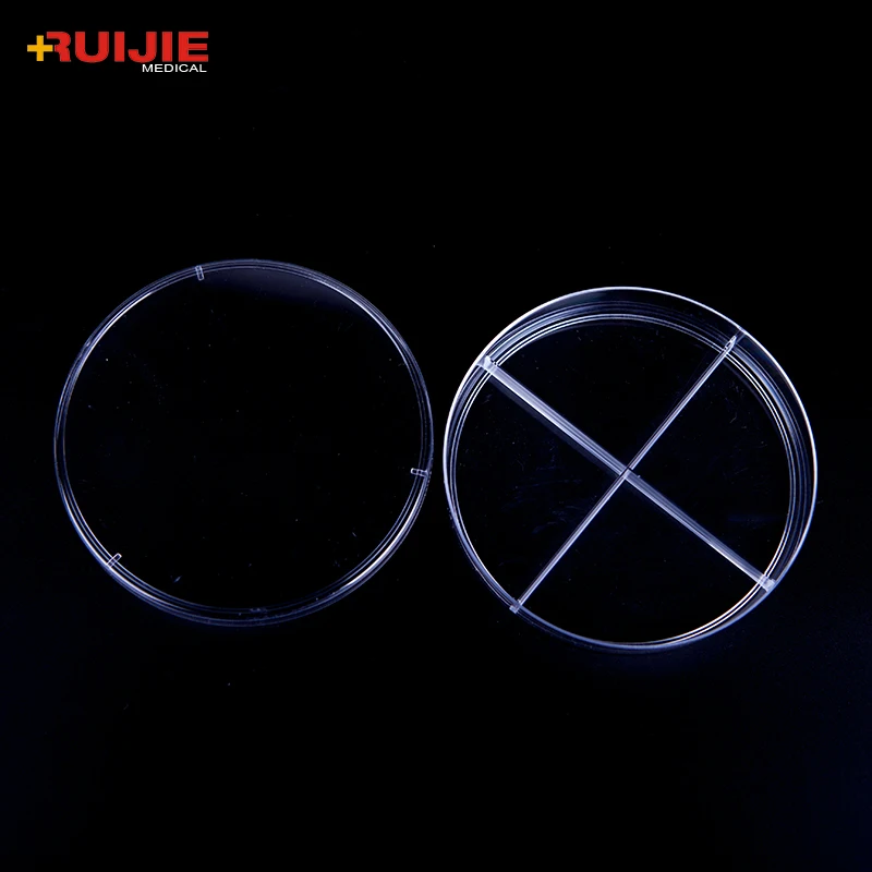 Китай высокое качество одноразовые стерильные пластиковые блюда Петри 60 мм