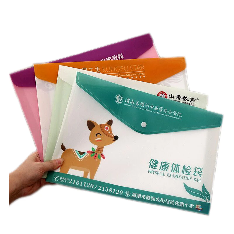 Custom LOGO plastic folder box presentation folder presentation folder