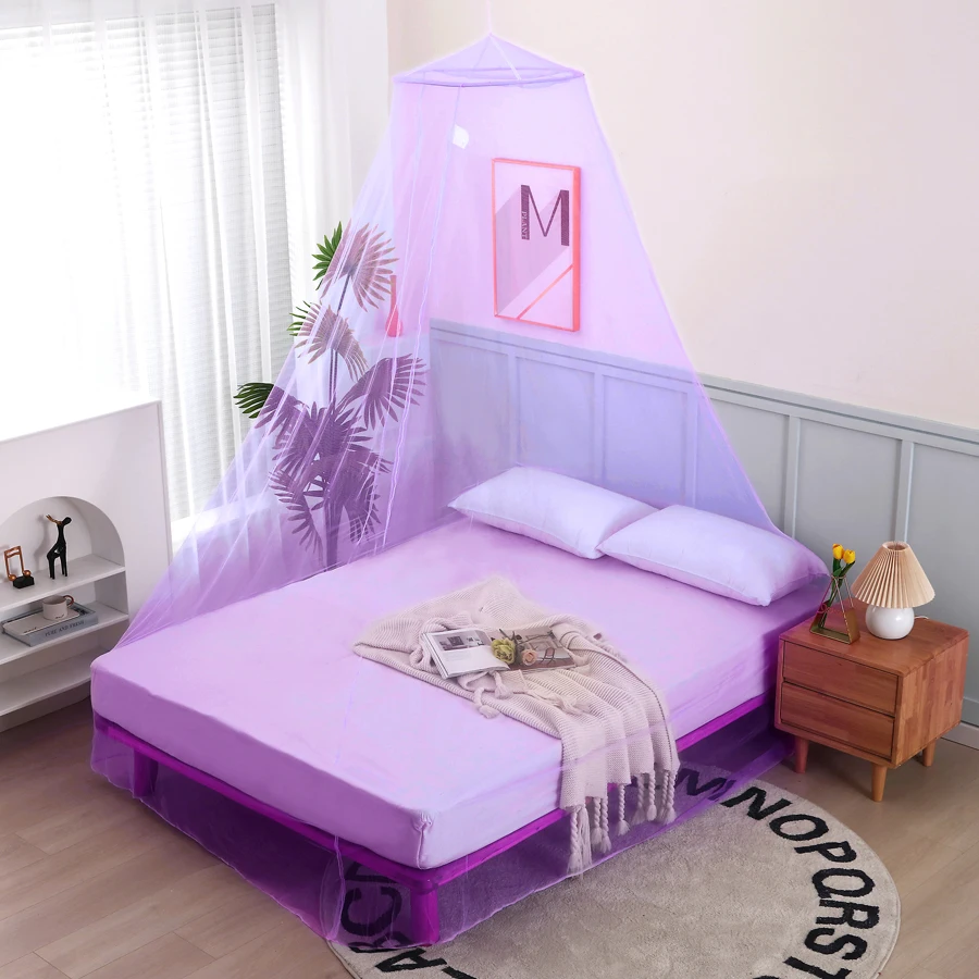 folded round conical Mosquito Net  Bed Canopy