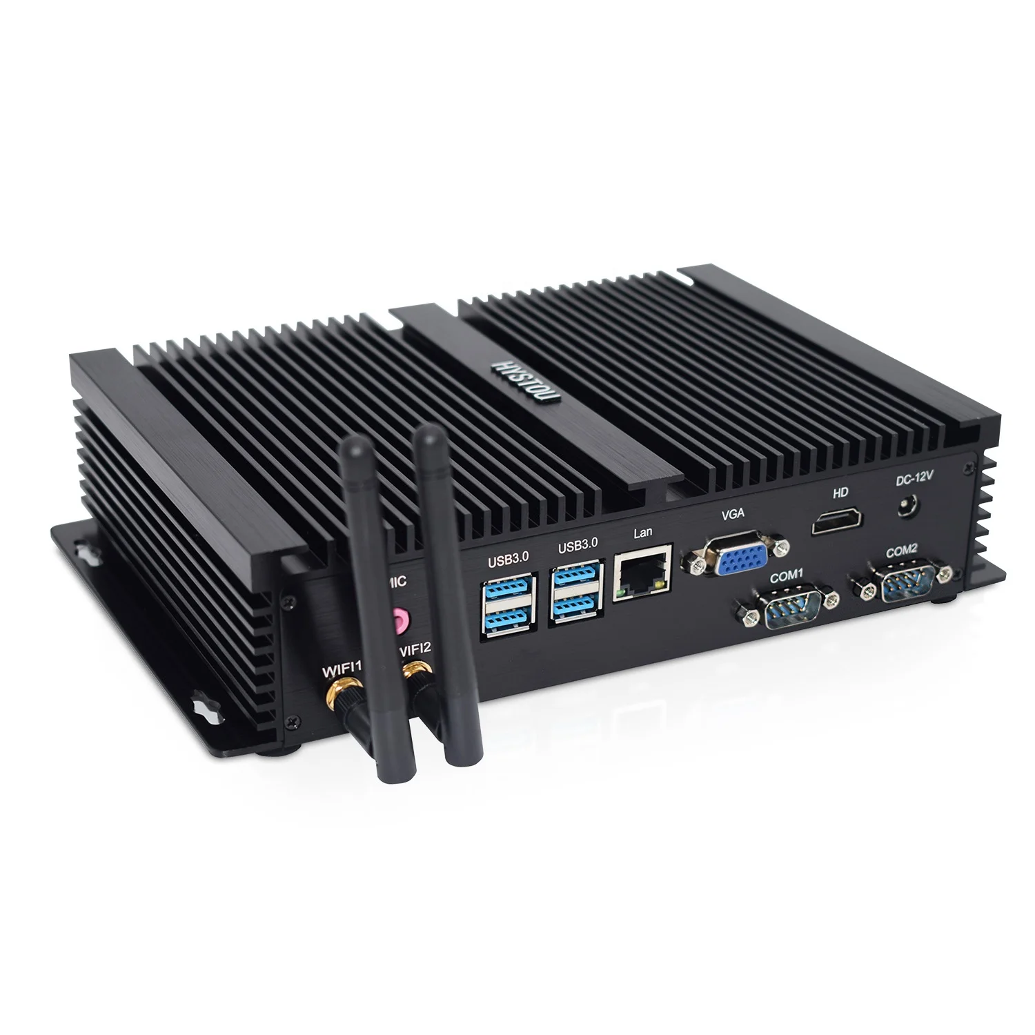 Mini PC Intel Core i5 3317U i3 3217U Win XP Celeron 1037U ITX Industrial Fanless Desktop HD-MI VGA Dual Display Rugged PC AES