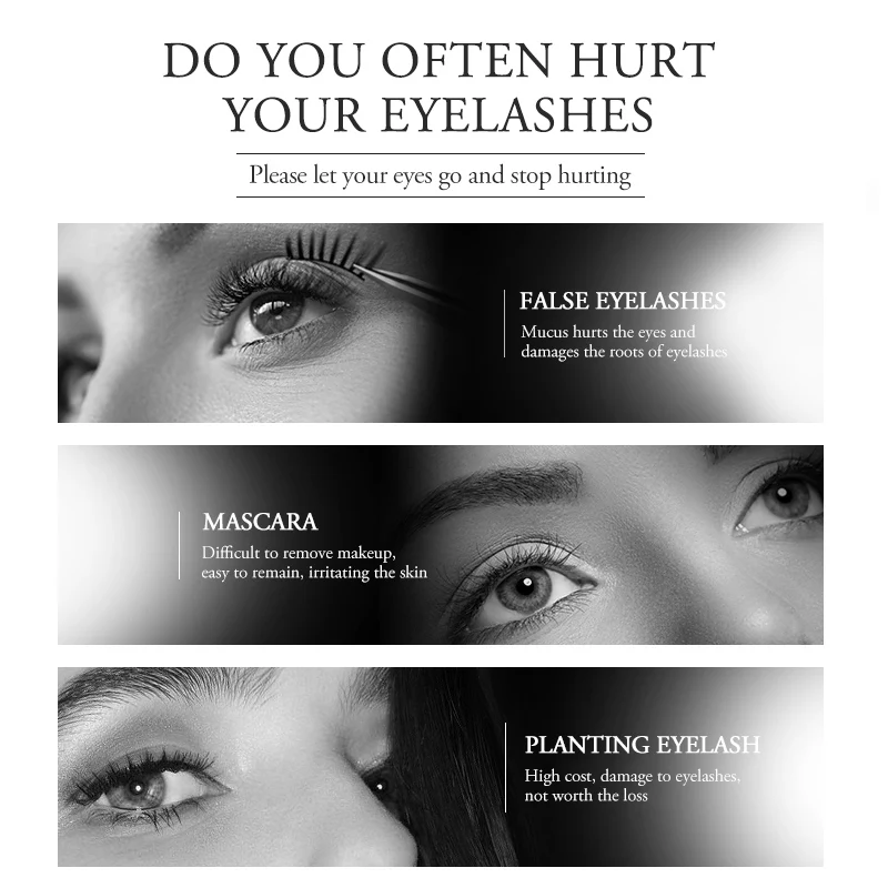 LEENMAY protein eyelash growth fluid makes eyelashes longer and thicker Private brand customization