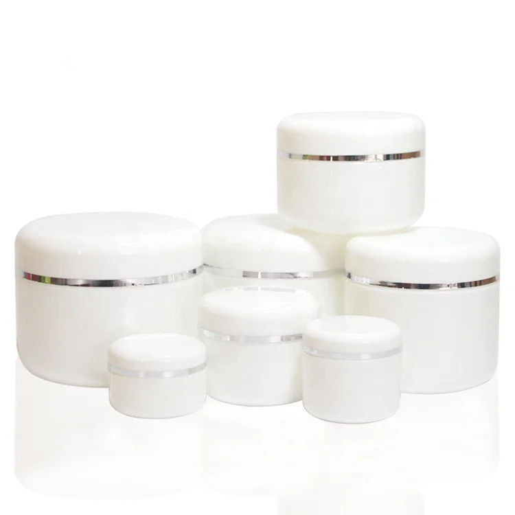 Luxury 200ml 250 ml white cosmetic cream jar 20ml 30ml 50ml 100ml 150ml