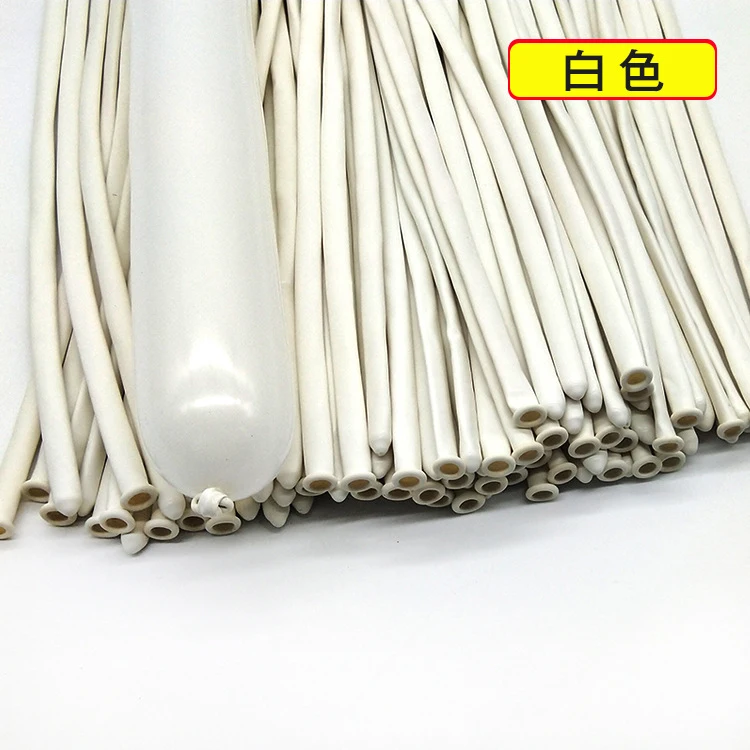 Bomballoon baby shower kids birthday balloon, 260 Macaron blue tiffany yellow long latex magic balloons