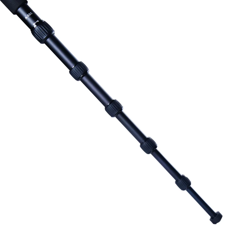 
Manbily foshan photographic equipment aluminum Lightweight Portable Extendable hand held unipod monopod for dslr camera A-555 