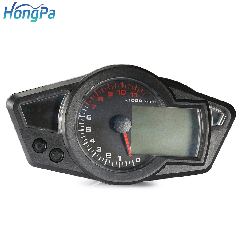 Motorcycle Speedometer Digital LED Odometer Sensor Motorcycle Meter Tachometer