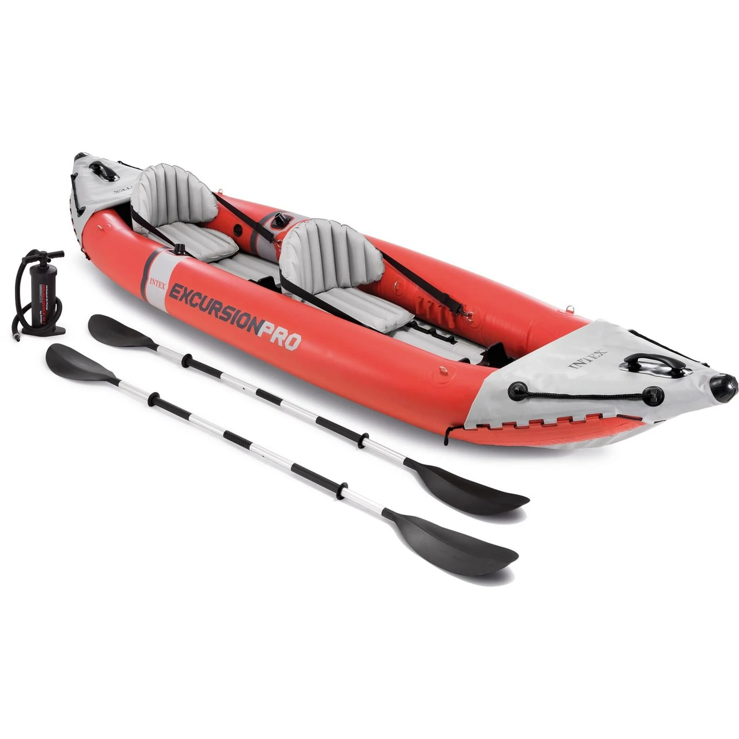 Intex 68309 Excursion Pro Kayak Professional Series 3 Person Inflatable Fishing Kayak Canoe For Sale