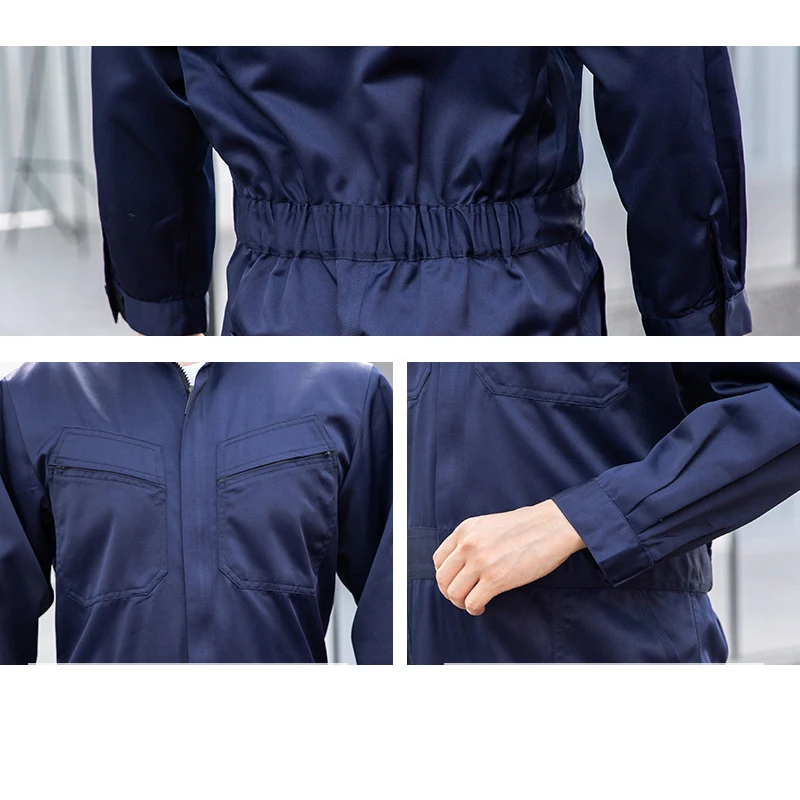 Logo Customized Work Overall Uniform Men Women Working Coveralls Welding Suit Car Repair Workshop Mechanic Uniform