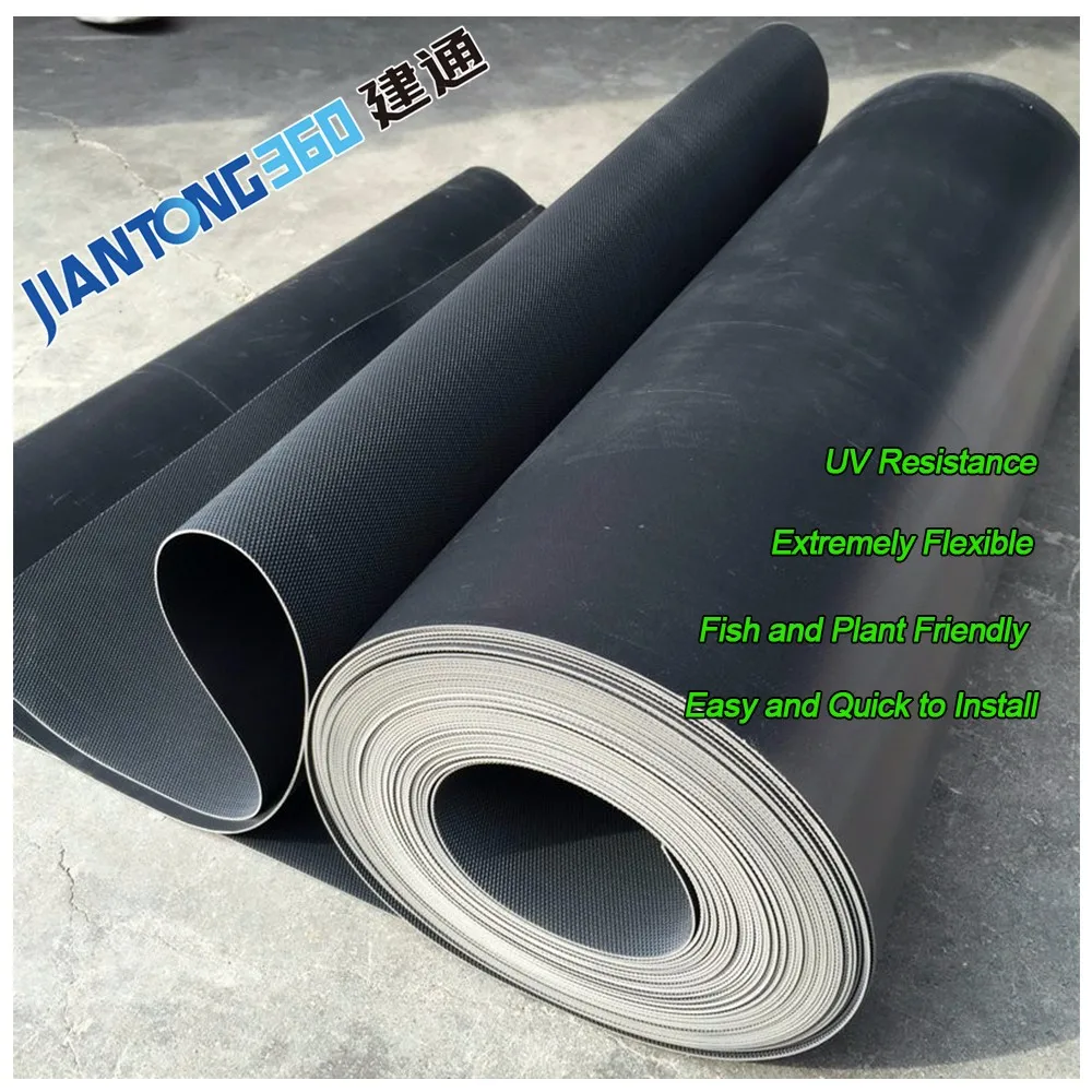 EPDM резиновые вкладыши для каналов построенные водно-болотные места прокладка пруда на продажу