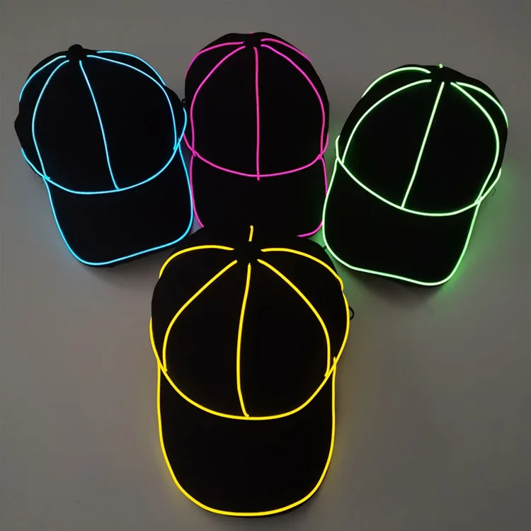 Led Caps  Neon Hats  Fashion Flashing Hats