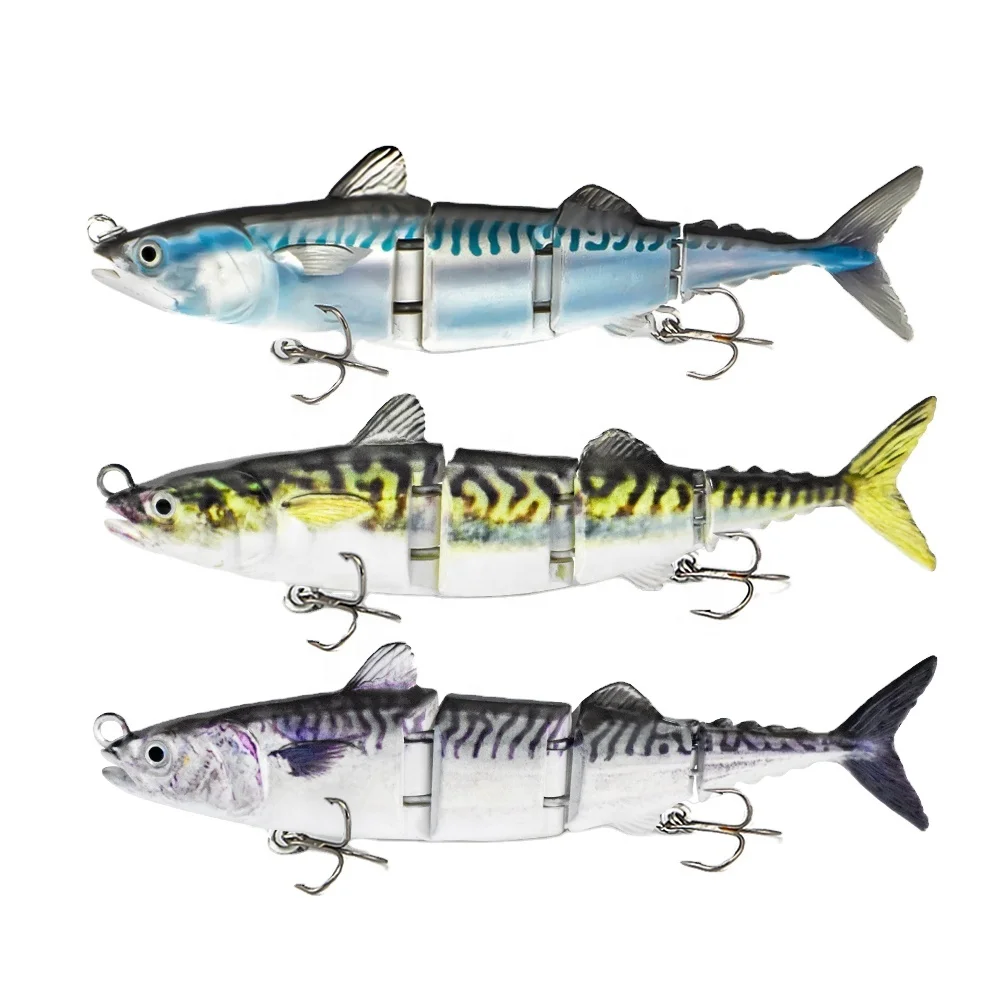 Multi Jointed Artificial Swimbait Slow Sinking Hard Plastic Lure Tuna Fishing lures
