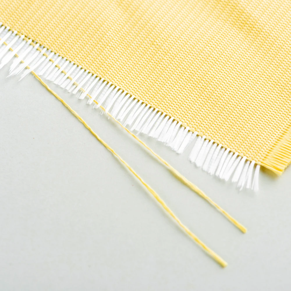 
Customized High Tensile Strength yellow aramid fibre glass cloth 