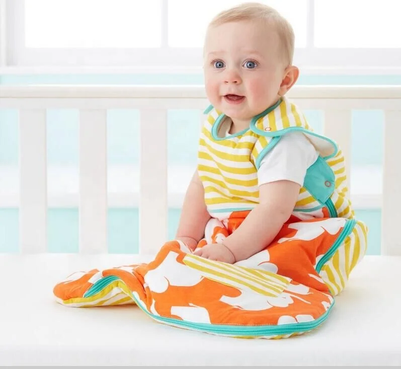 
Organic natural Knit baby sleeping bag children cotton 