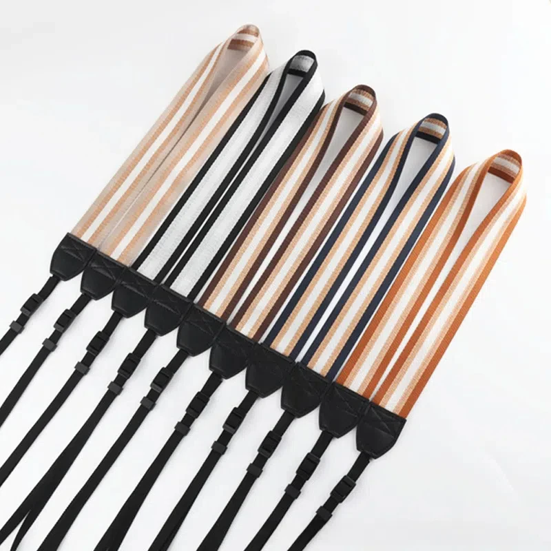 Universal Adjustable Camera Strap Shoulder Neck Strap Polyester Camera Belt For Nikon Canon DSLR Cameras Strap Accessories Part