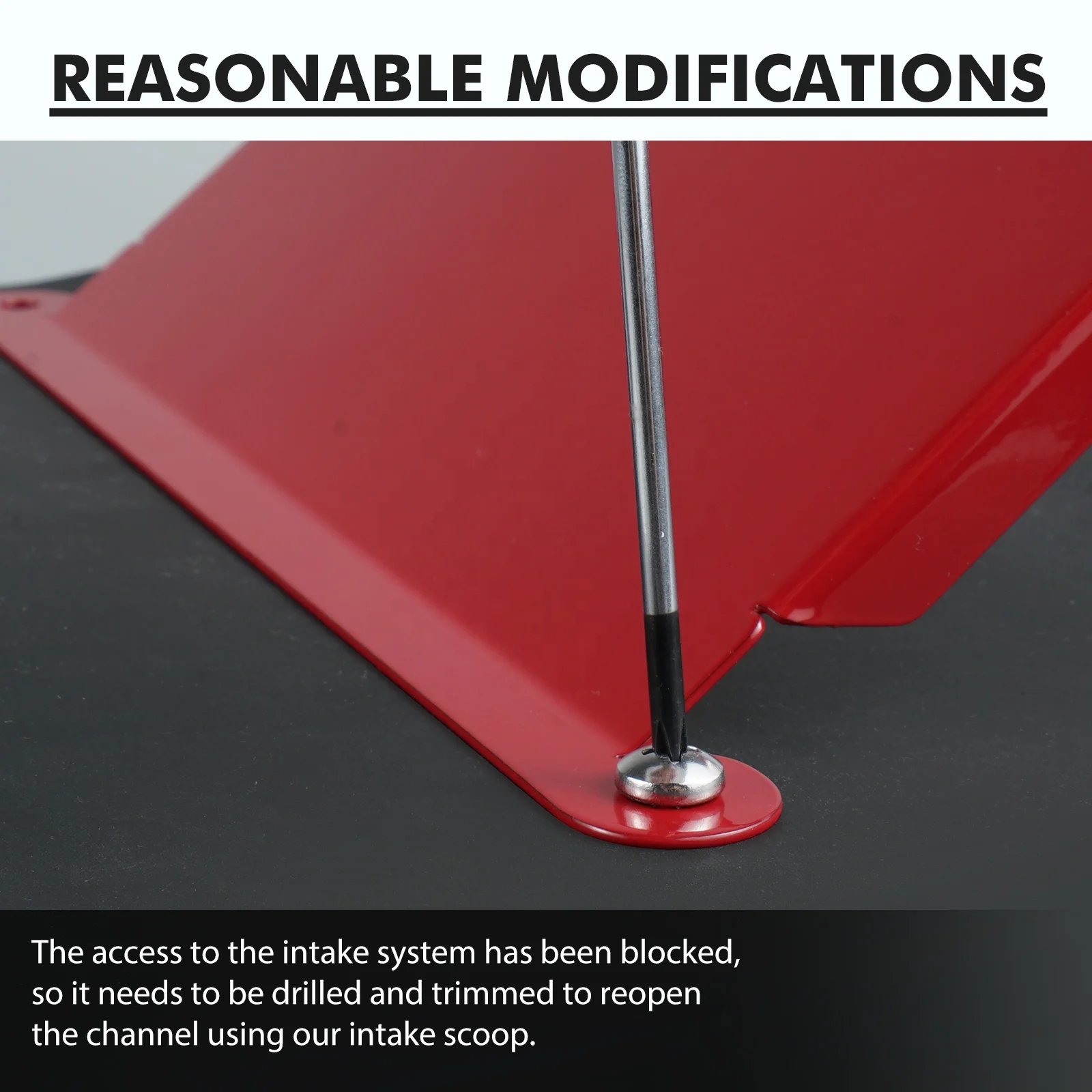 Bevinsee Steel Dynamic Air Intake Scoops for VW Golf 1.4/GTI/R MK7/MK7.5 2012-2016 2017 2018