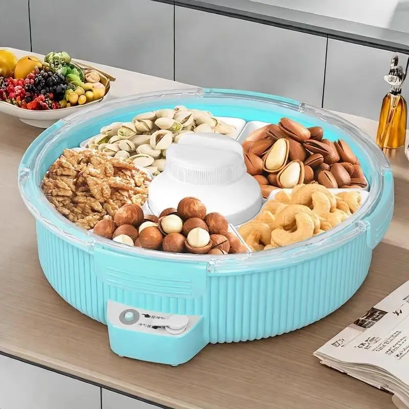 Creative products Assorted ceramic Japanese-style dried fruit dessert plate divided grid plate fruit sweet fruit snack plate