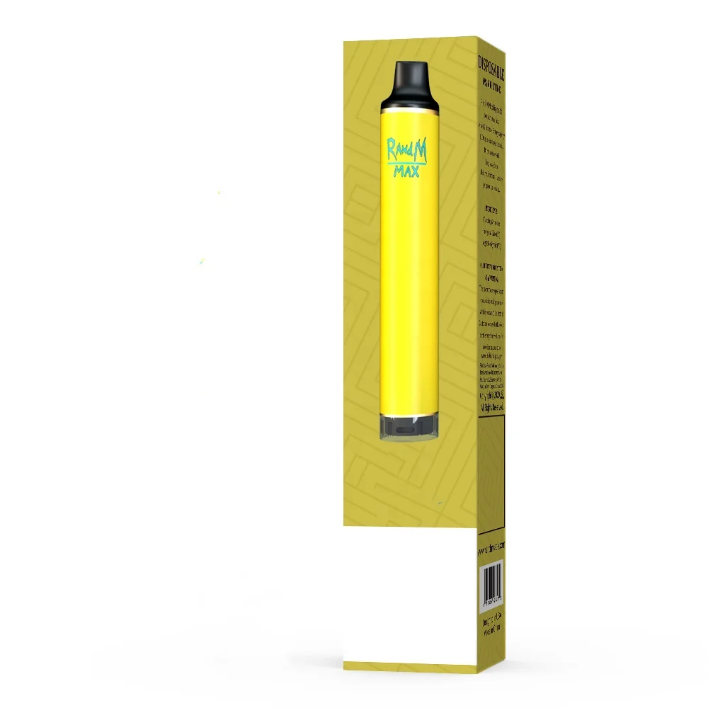 
RandM Max Factory Hot Sale Wholesale CBD Pen Packing Box for Disposable Cartridge 