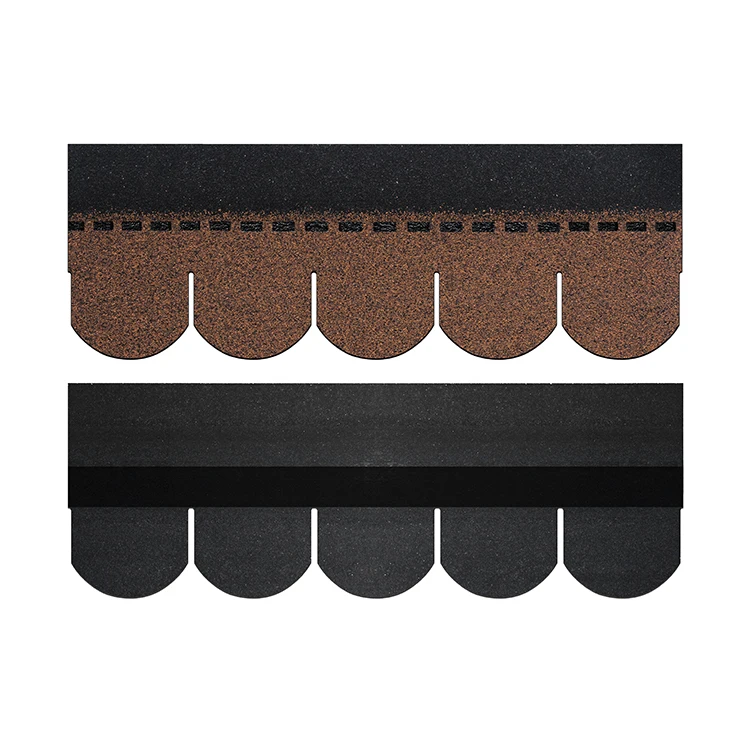 free sample 30 years warranty high quality dark brown asphalt shingles fish scale bitumen roofing shingles tiles for 3 tab