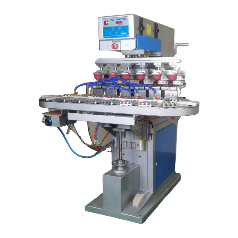 Classic 6 Color Pad Printer China Label Printing Machine for Small Business Label Printer