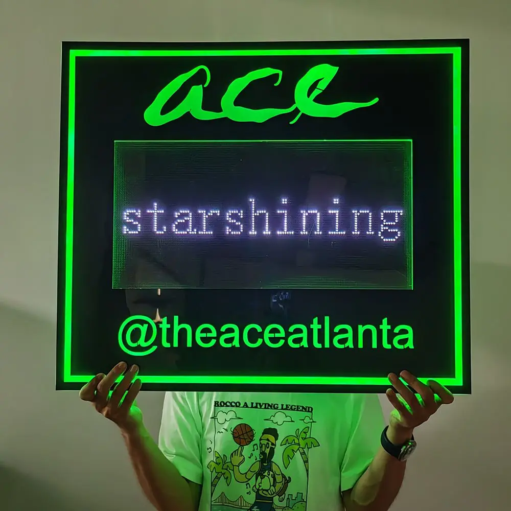 LED message board control by APP program accepted custom logo colorful lighting use for nightclub bar party