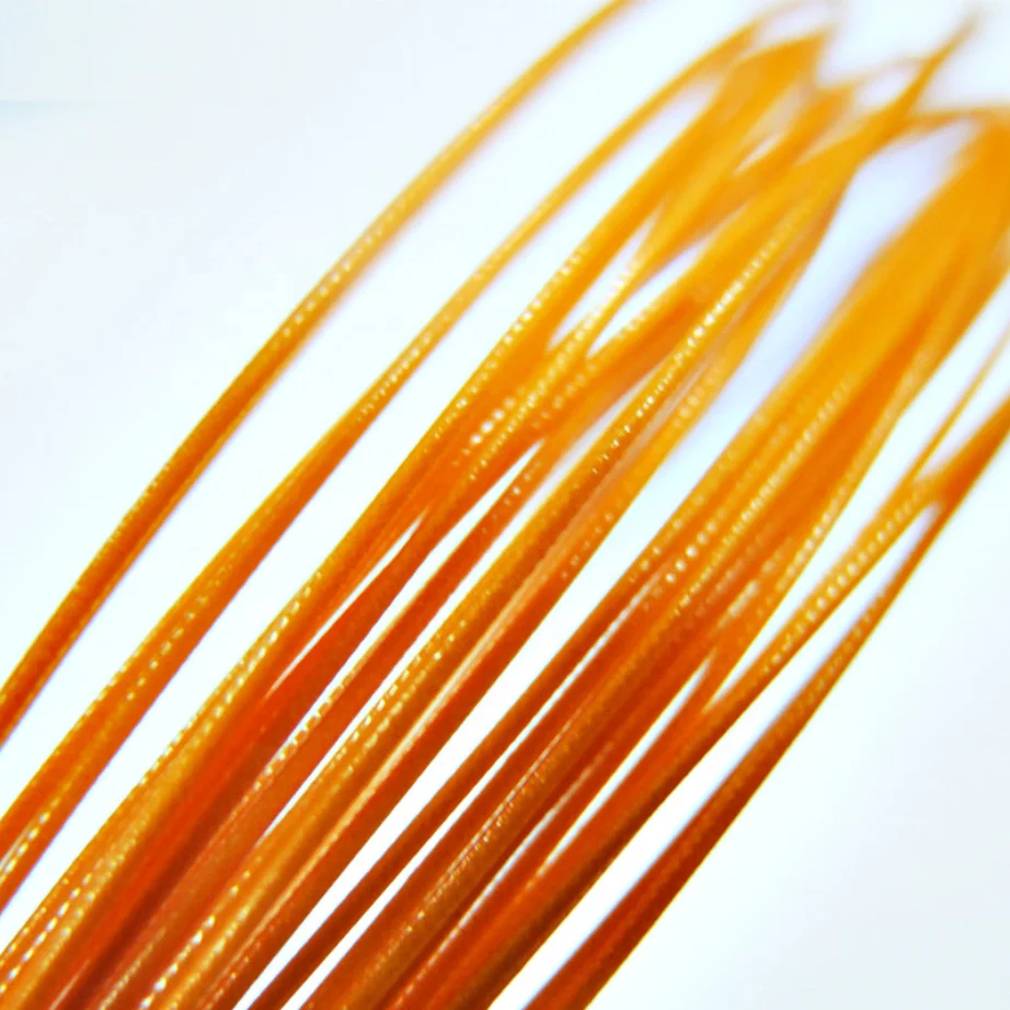 Gauge 0.70mm Nylon polymerization badminton racquet string for 24-34LBS