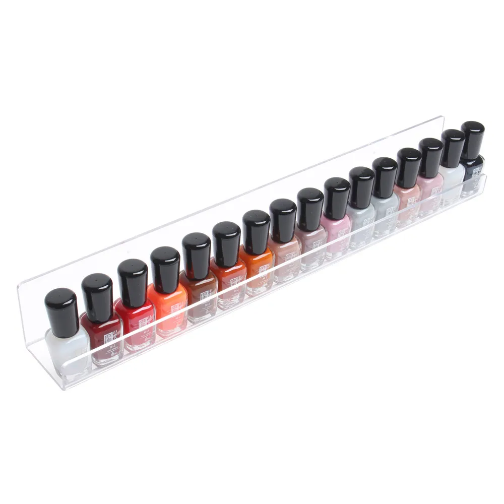 Acrylic Cosmetics Organizer Doll Case Makeup Storage Rack Wall Hanging Rack Nail Polish Jewelry Stand Book Display Box