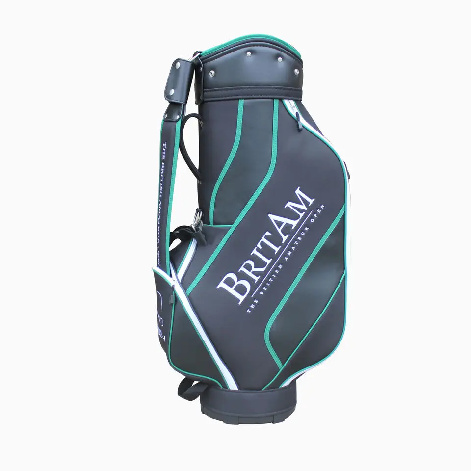 In stock cheap Travel Golf Club Bag ready to ship golf cart bag pu leather golf bag