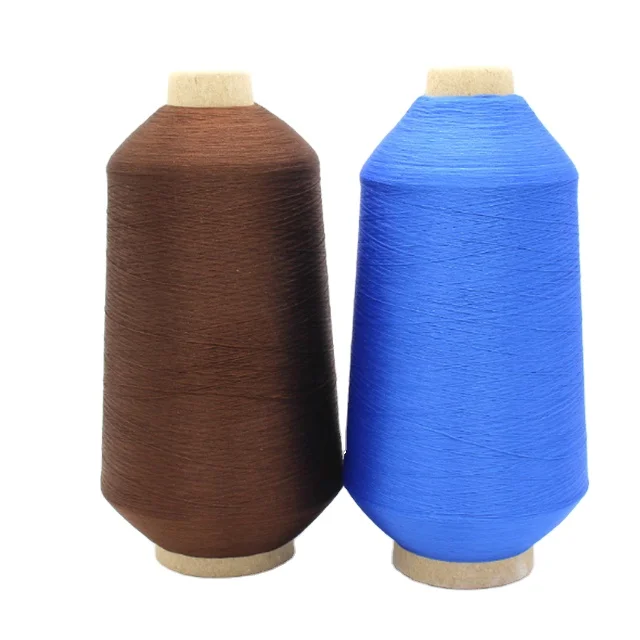 Factory Low MOQ 40/2 5000yds Dyed Spun 100% Polyester Sewing Thread for Machine Sewing