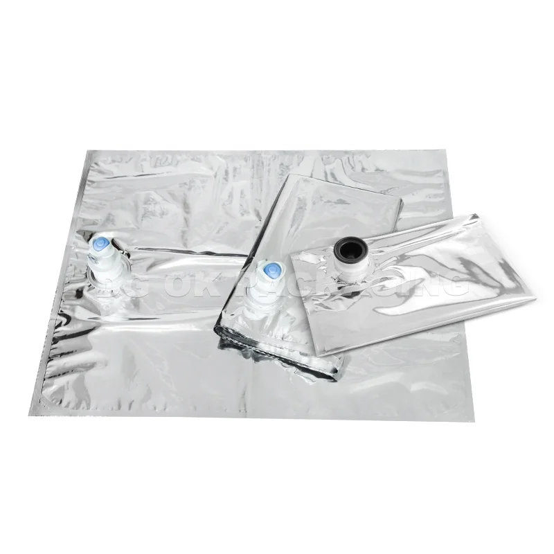 Aluminum plastic bag in box 3L 5L 10L 20L for drinking water wine juice used BIB bag in box bags with plastic tap valve vitop