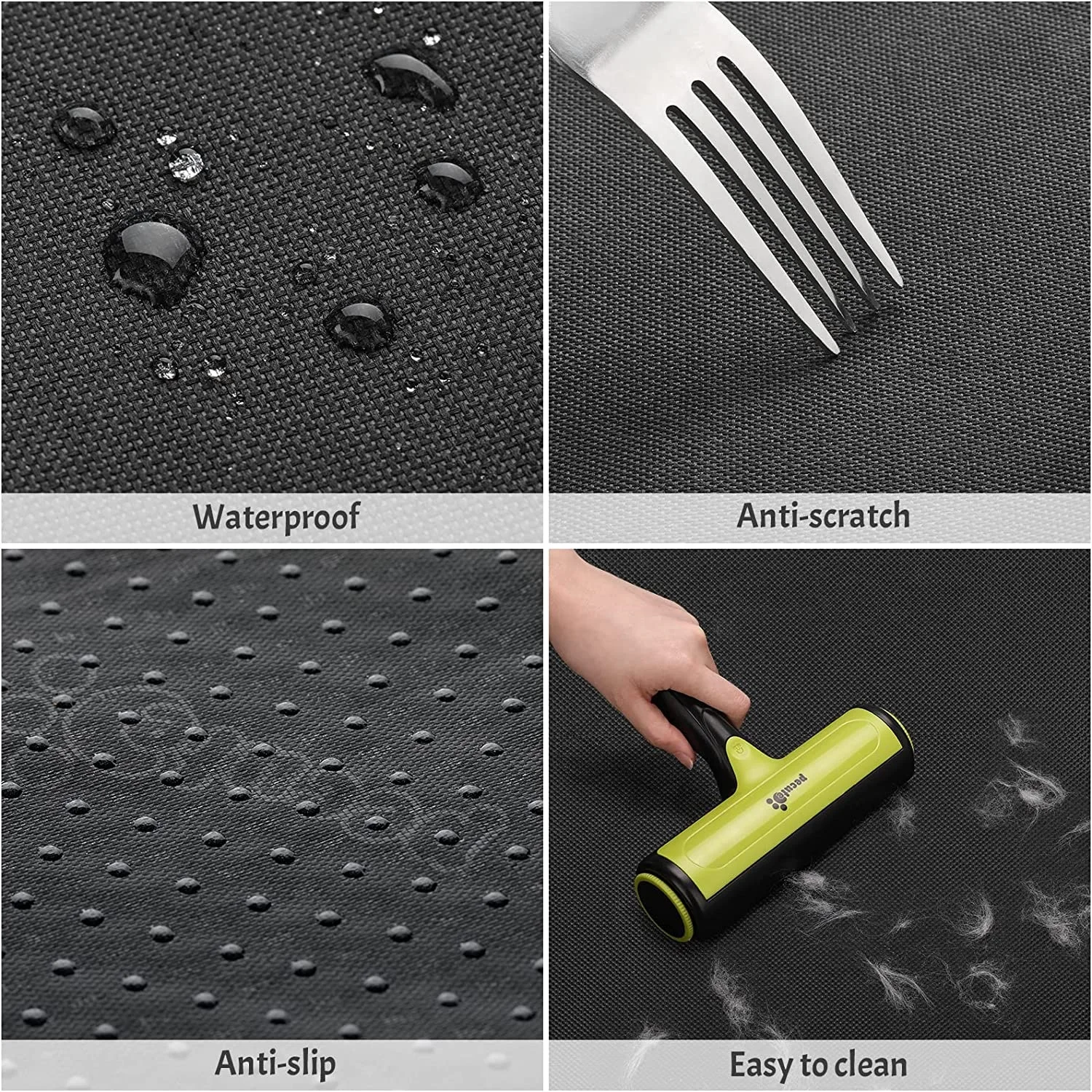 Mesh Window And Storage Pocket Full-Size Trucks Suv Pet Car Seat Covers Backseat Bus Hammock For Cargo Area